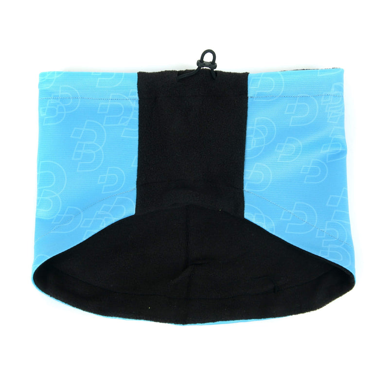 Desporte fleece neck warmer turquoise back view