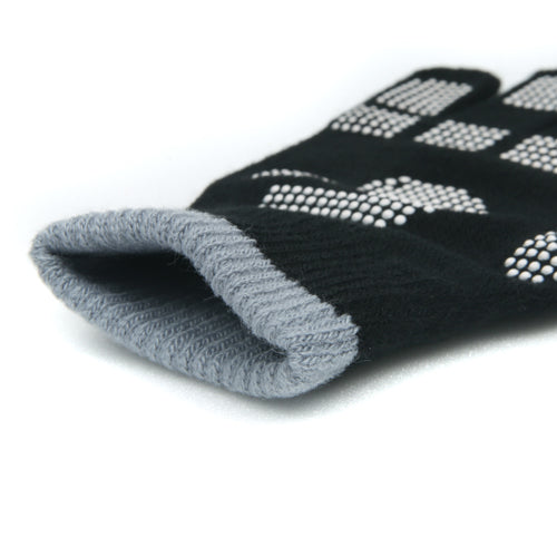 Desporte knitted grip gloves black gray