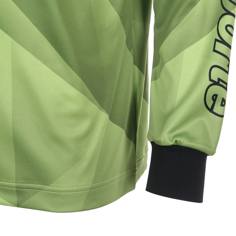 Desporte lime color quick dry long sleeve practice shirt DSP-BPS-30L with black elastic sleeve cuffs
