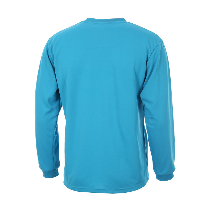 Desporte turquoise long sleeve dry shirt DSP-T48L back view