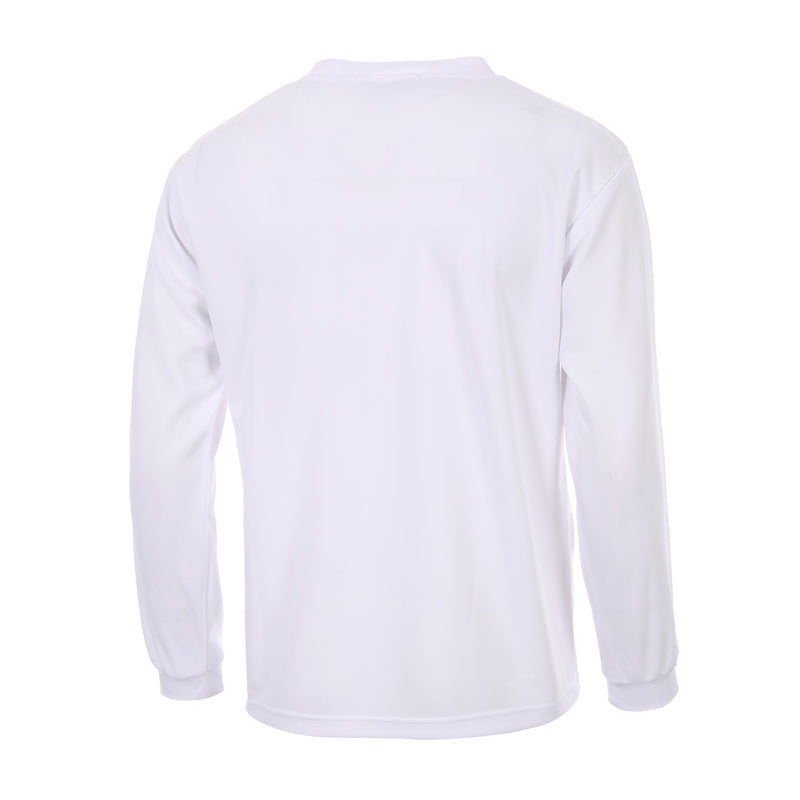 Desporte white long sleeve dry shirt DSP-T48L back view