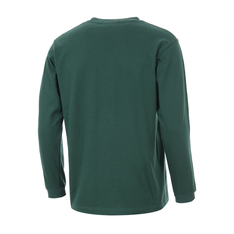 Desporte ivy green 100% cotton long sleeve t-shirt DSP-T47L back view
