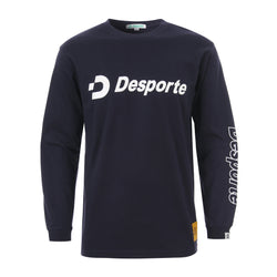 Desporte navy 100% cotton long sleeve t-shirt DSP-T47L