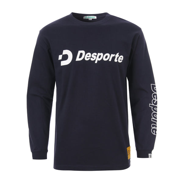 Desporte navy 100% cotton long sleeve t-shirt DSP-T47L