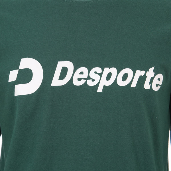 Desporte ivy green 100% cotton long sleeve t-shirt DSP-T47L chest logo