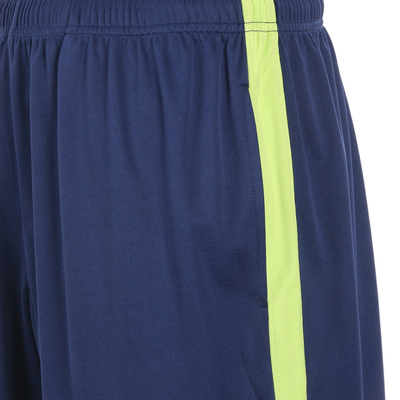 Desporte navy lime football practice shorts side pocket