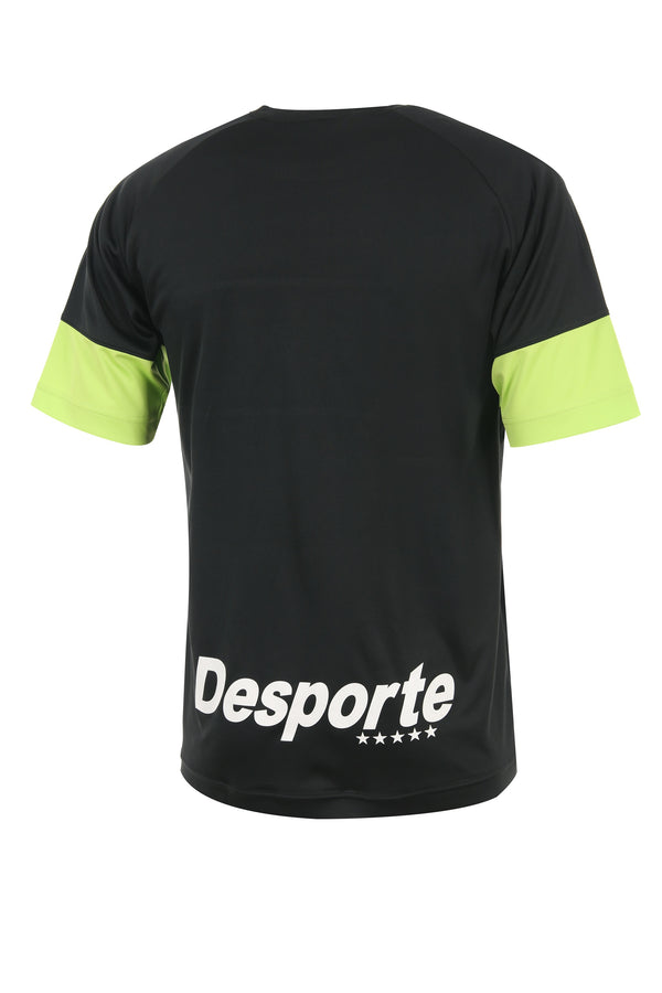 Desporte practice shirt DSP-BPS-27 black lime back view