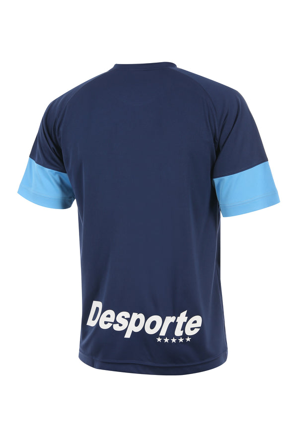 Desporte practice shirt DSP-BPS-27 navy sax blue back view