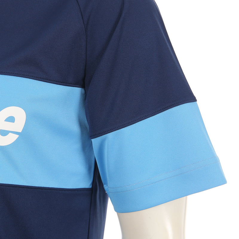 Desporte practice shirt DSP-BPS-27 navy sax blue sleeve