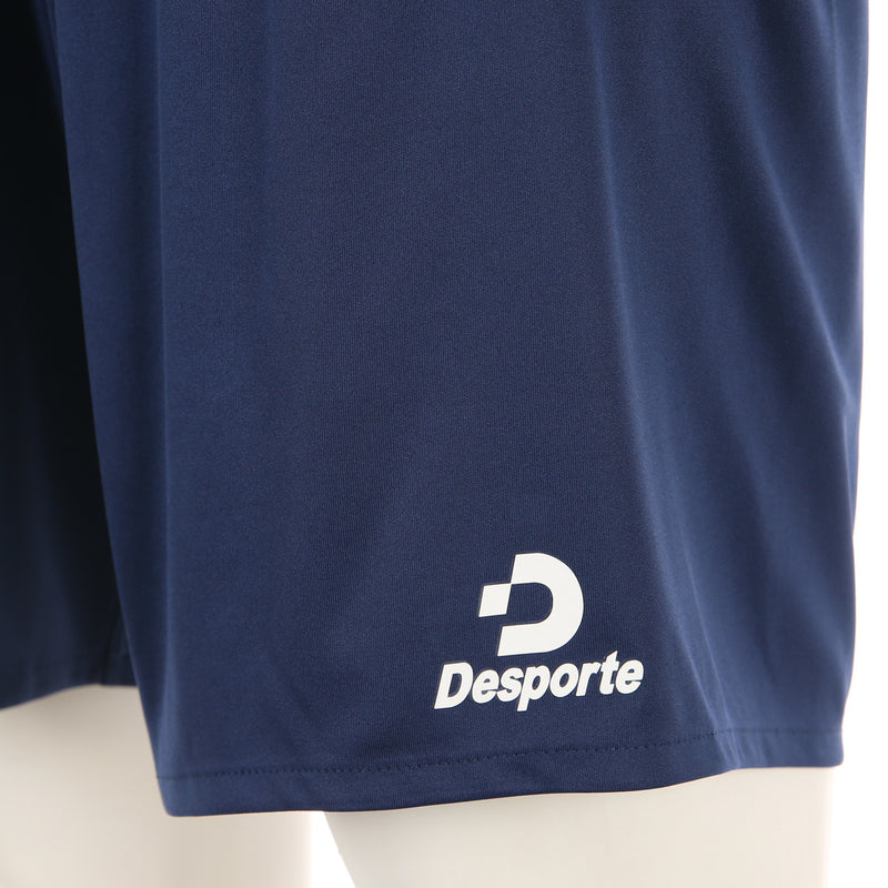 Desporte practice shorts DSP-BPSP-27 navy sax blue front logo