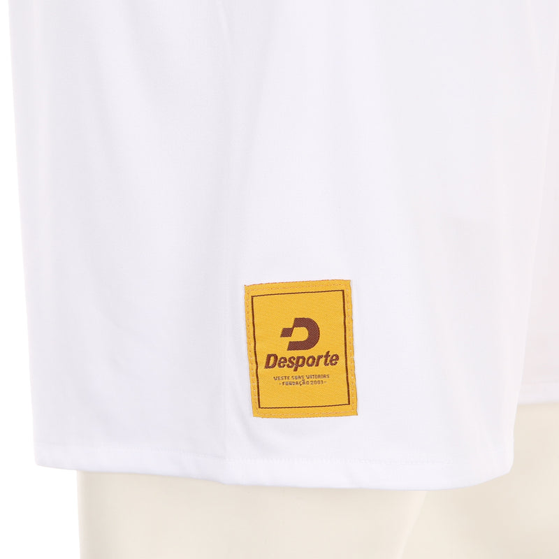 Desporte practice shorts DSP-BPSP-27 white black front logo tag