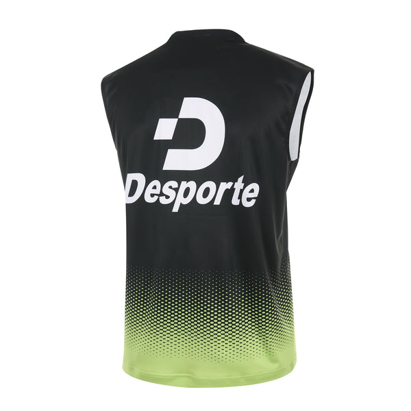 Desporte sleeveless practice shirt DSP-BPS-29 black lime back view