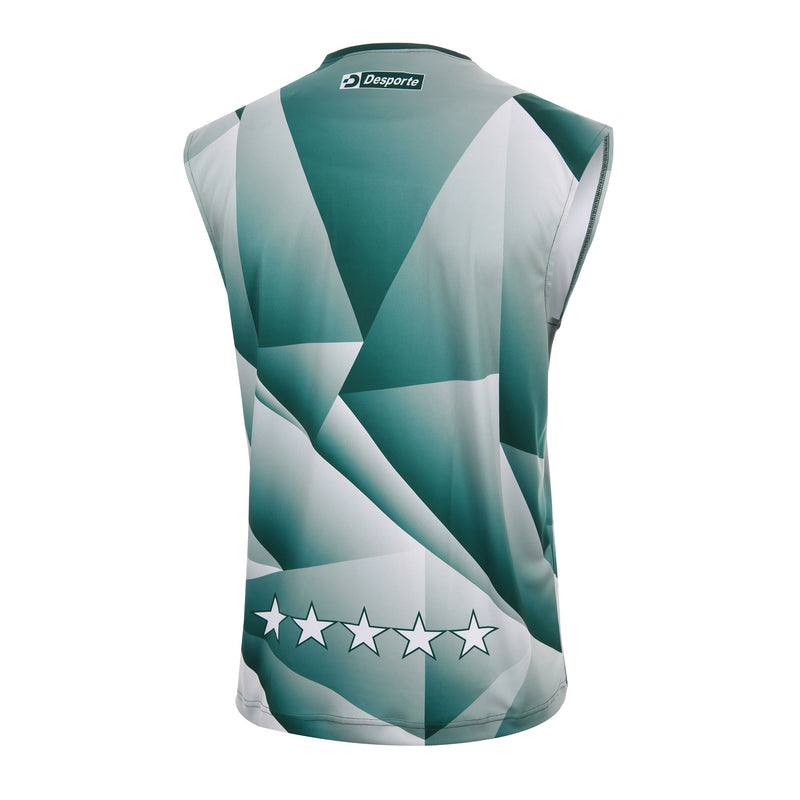 Desporte sleeveless practice shirt DSP-BPS-29 green back view