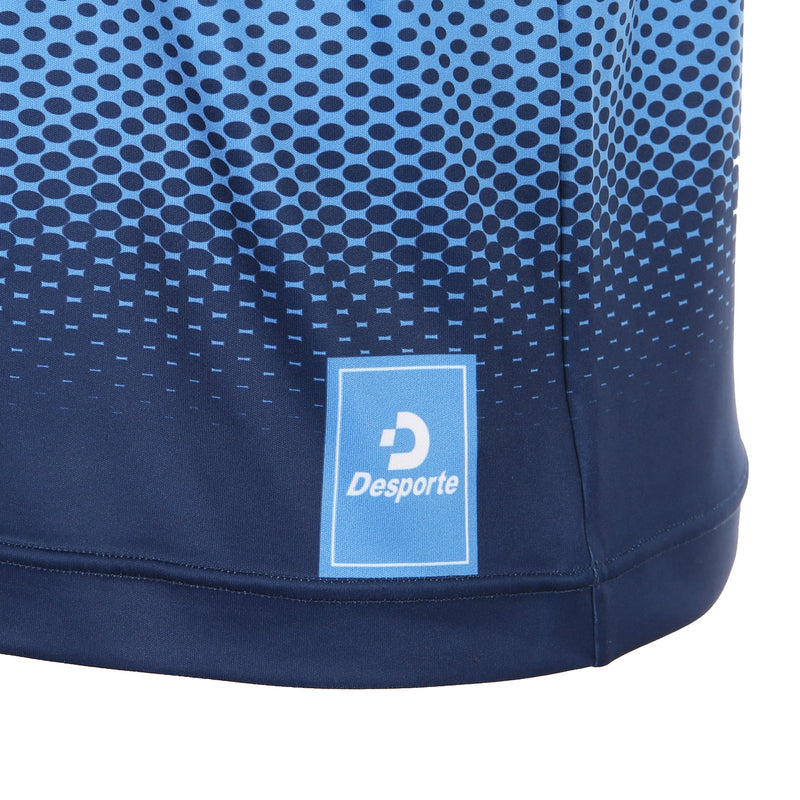 Desporte sleeveless practice shirt DSP-BPS-29 sax navy front logo