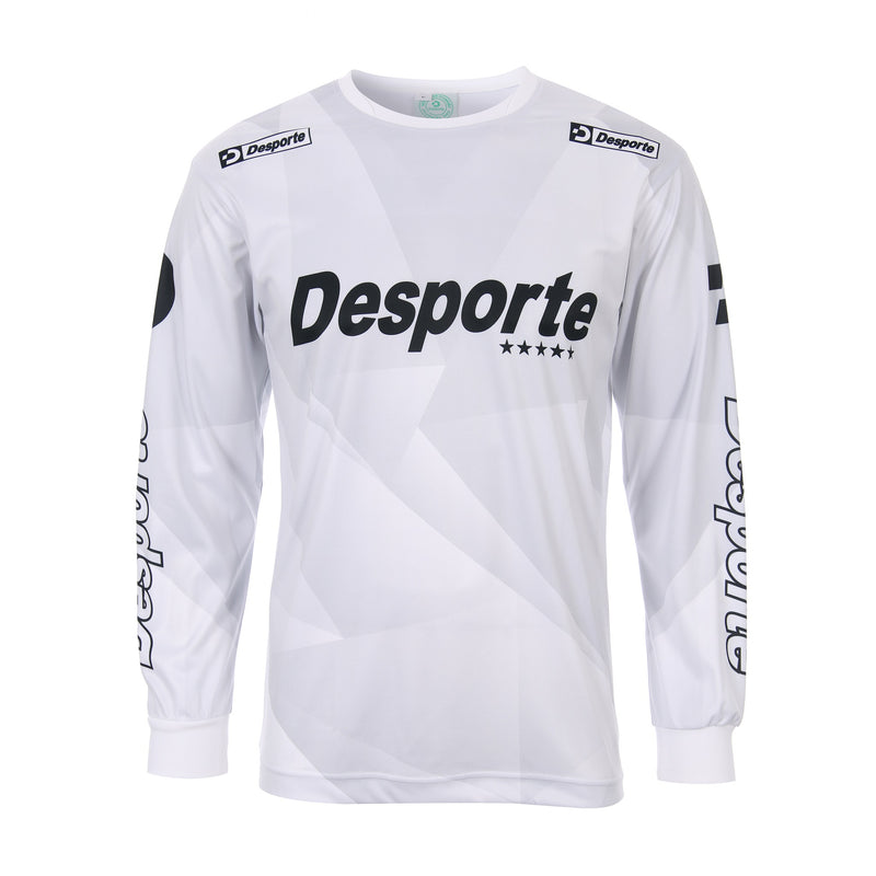 Desporte white quick dry long sleeve practice shirt DSP-BPS-30L