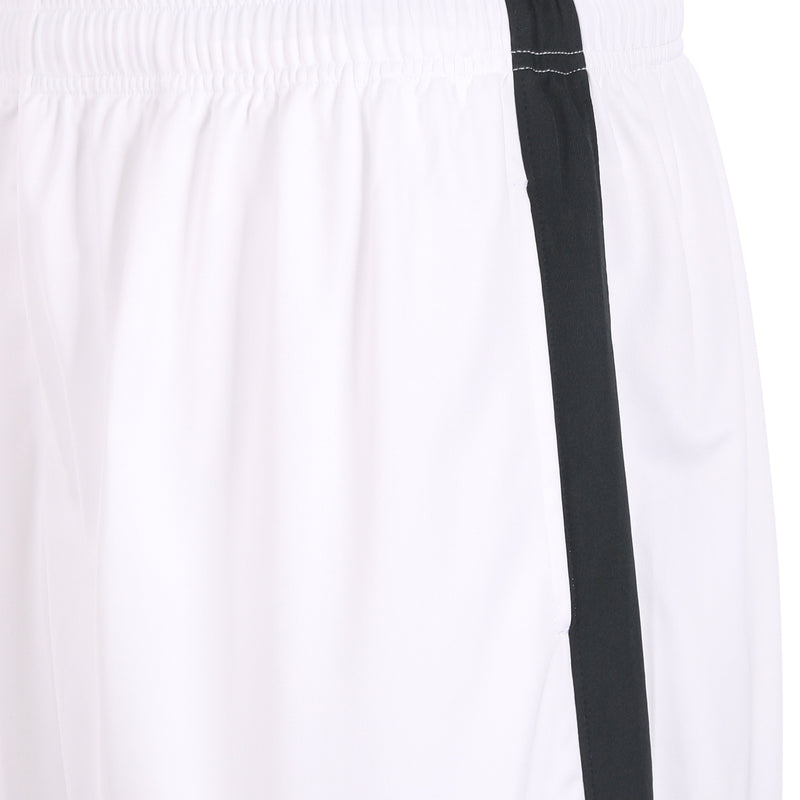 Desporte white black football practice shorts side pocket