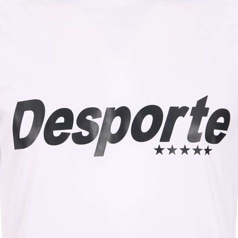 Desporte white black football practice jersey chest logo