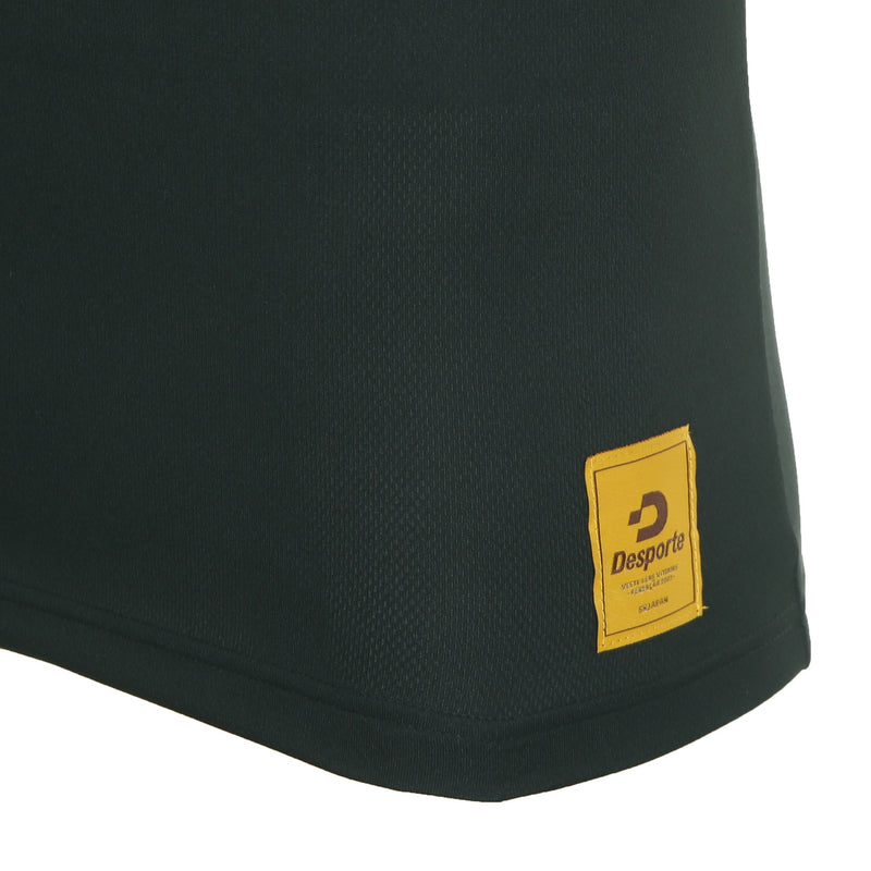 Desporte dry polo shirt, DSP-CP010, black, logo tag