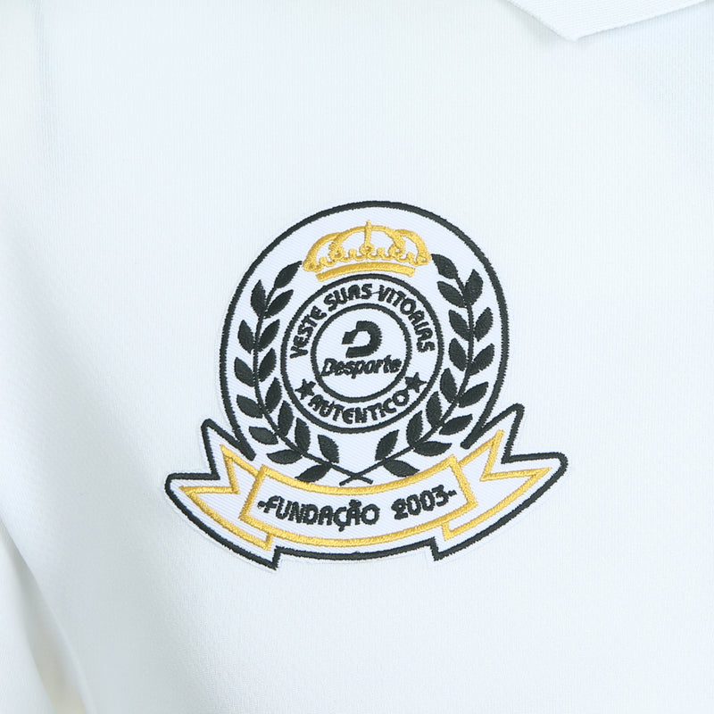 Desporte dry polo shirt, DSP-CP010, white, embroidered emblem 