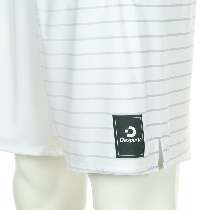 Desporte practice shorts, DSP-BPSP-21, white, logo