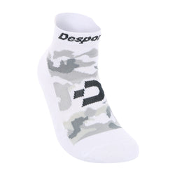 Desporte white ankle sock with camouflage logo