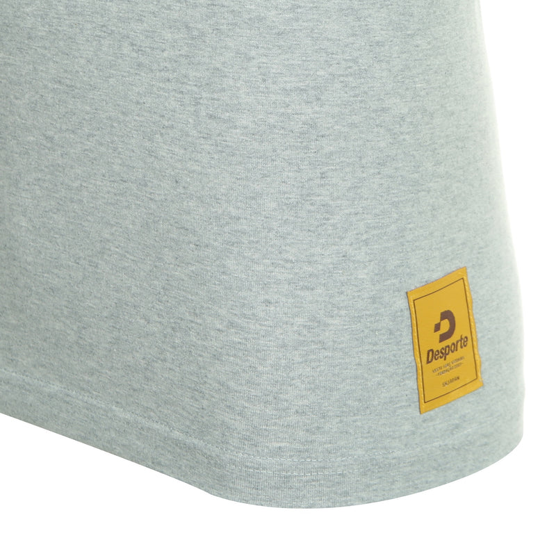 Desporte cotton heavyweight T-shirt, DSP-T42, gray, logo tag